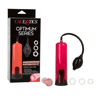 Optimum Series Masturstroke Masturbation Kit Red | 716770026200 | Available at EroticWarehouse.com