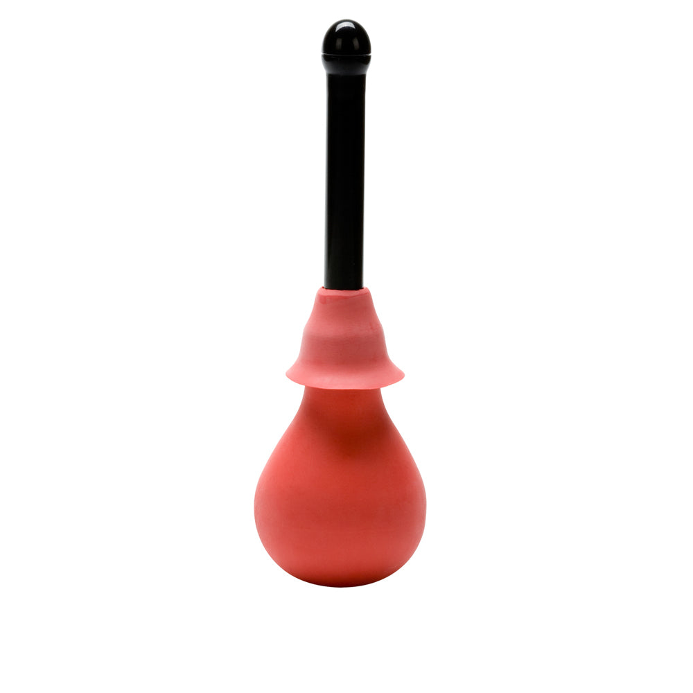 Vulcanite Anal Douche Black | 716770027764 | Available at EroticWarehouse.com