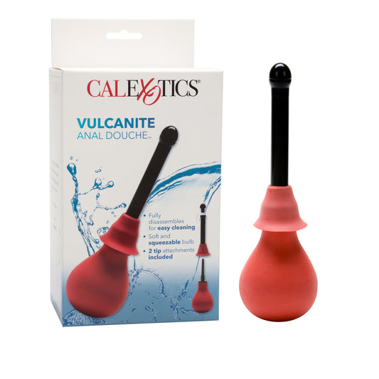 Vulcanite Anal Douche Black | 716770027764 | Available at EroticWarehouse.com