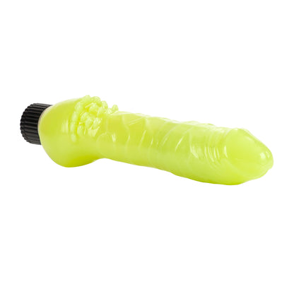 Glow-In-The-Dark Jelly Vibe Green | 716770027818 | Available at EroticWarehouse.com