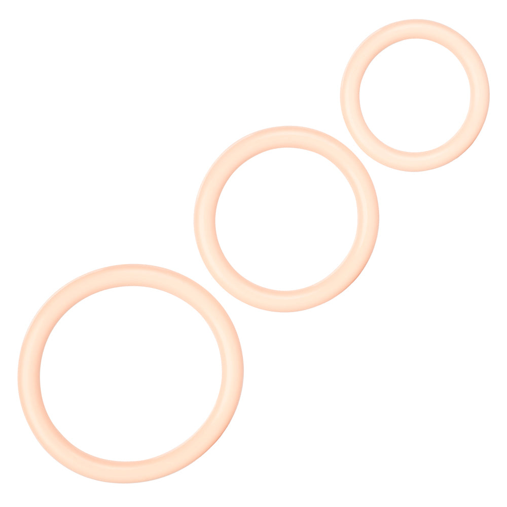 Tri-Rings Ivory | 716770028235 | Available at EroticWarehouse.com