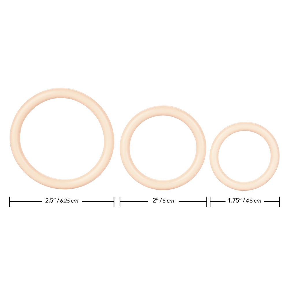 Tri-Rings Ivory | 716770028235 | Available at EroticWarehouse.com