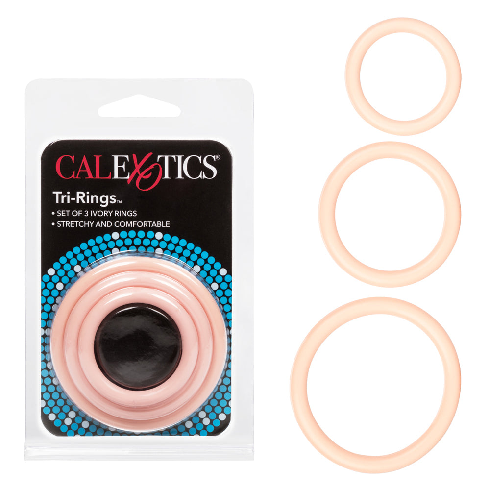 Tri-Rings Ivory | 716770028235 | Available at EroticWarehouse.com