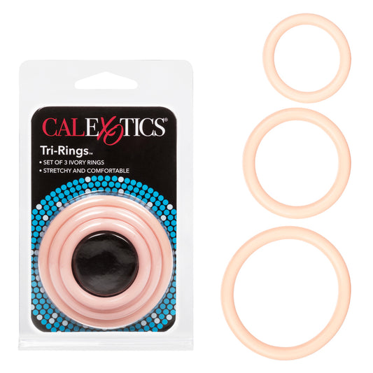 Tri-Rings Ivory | 716770028235 | Available at EroticWarehouse.com