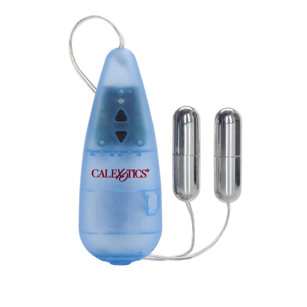 Pocket Exotics Impulse Slim Twin Bullets Silver | 716770028822 | Available at EroticWarehouse.com