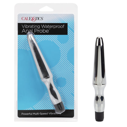 Vibrating Waterproof Anal Probe Silver | 716770030382 | Available at EroticWarehouse.com