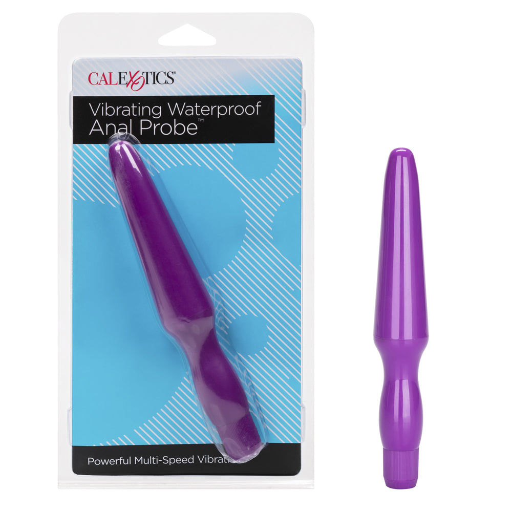 Vibrating Waterproof Anal Probe Purple | 716770030399 | Available at EroticWarehouse.com