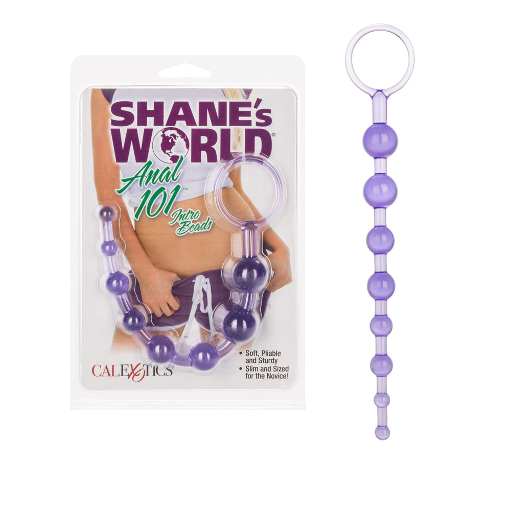 Shane's World Anal 101 Intro Beads Purple | 716770030757 | Available at EroticWarehouse.com