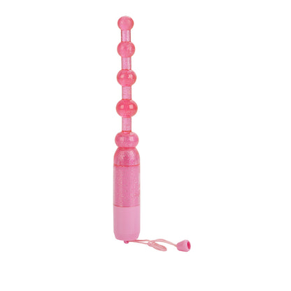 Waterproof Vibrating Pleasure Beads Pink | 716770032485 | Available at EroticWarehouse.com