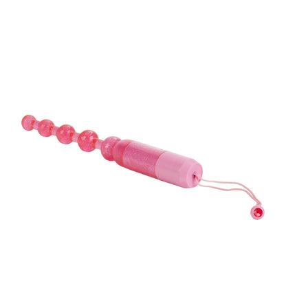 Waterproof Vibrating Pleasure Beads Pink | 716770032485 | Available at EroticWarehouse.com