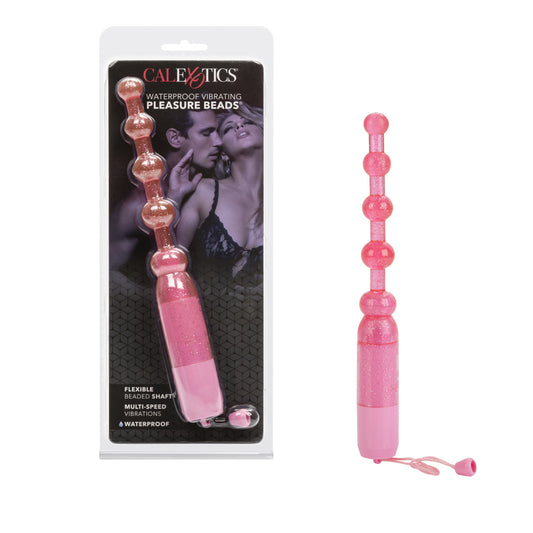Waterproof Vibrating Pleasure Beads Pink | 716770032485 | Available at EroticWarehouse.com