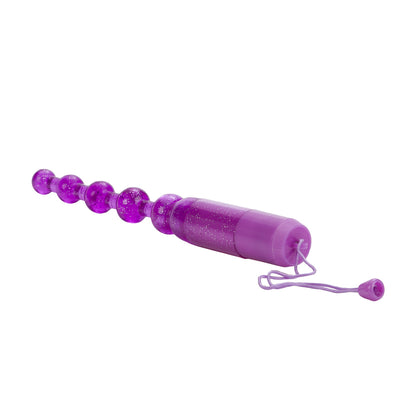 Waterproof Vibrating Pleasure Beads Purple | 716770032492 | Available at EroticWarehouse.com