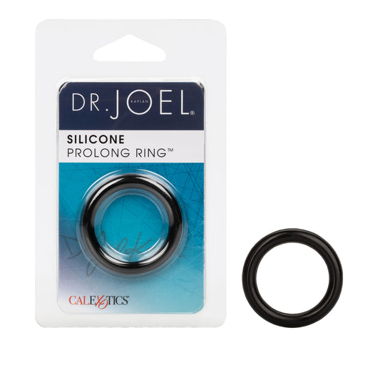Dr. Joel Kaplan Silicone Prolong Ring Black | 716770033437 | Available at EroticWarehouse.com