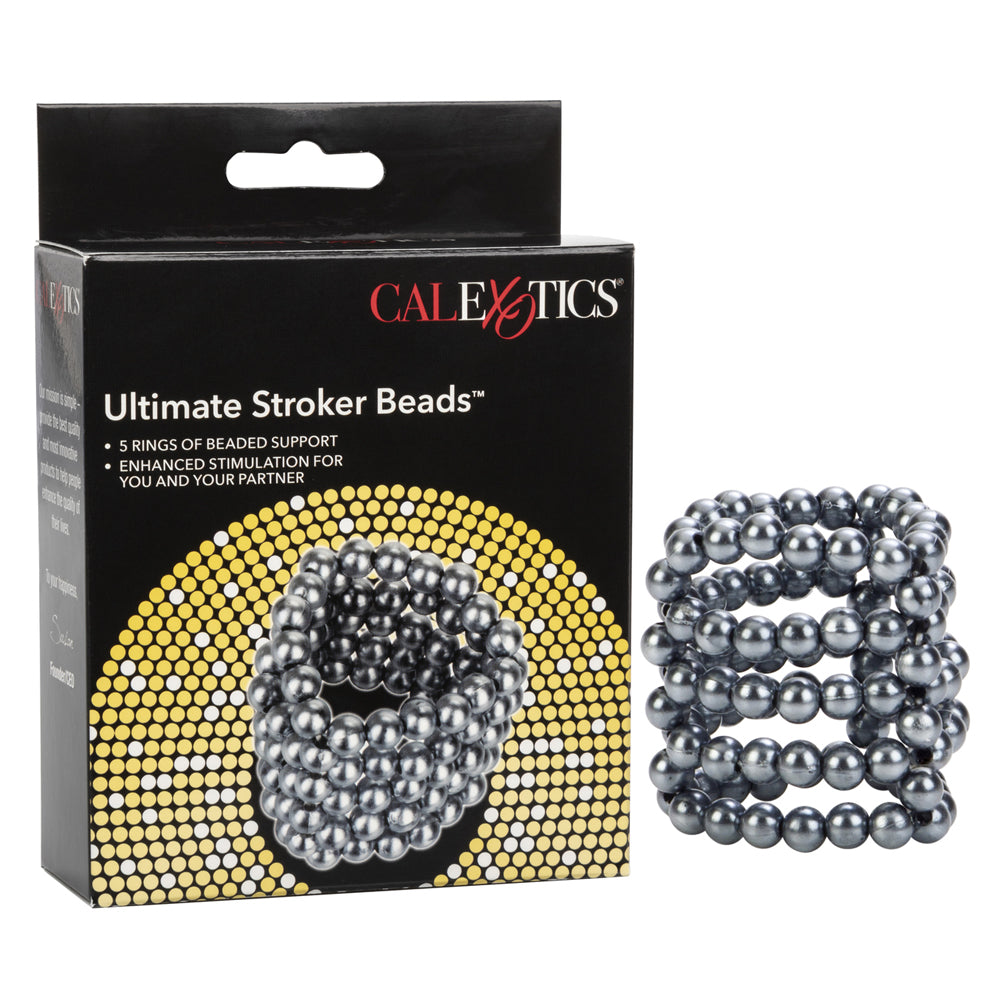 Ultimate Stroker Beads Silver | 716770035769 | Available at EroticWarehouse.com