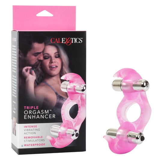 Triple Orgasm Enhancer Pink | 716770036629 | Available at EroticWarehouse.com