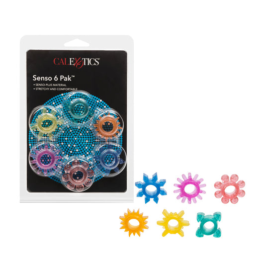 Senso 6 Pak Multi-Colored | 716770036933 | Available at EroticWarehouse.com