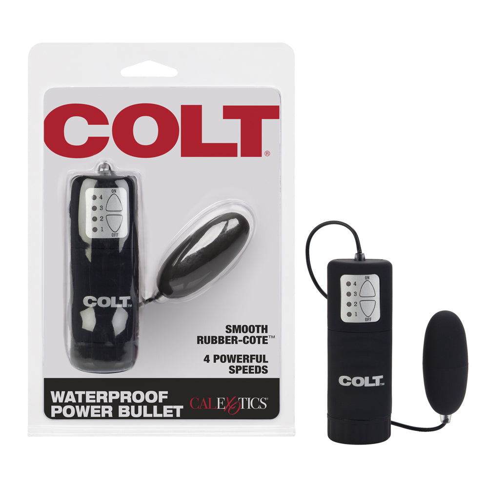 Colt Waterproof Power Bullet Black | 716770037060 | Available at EroticWarehouse.com