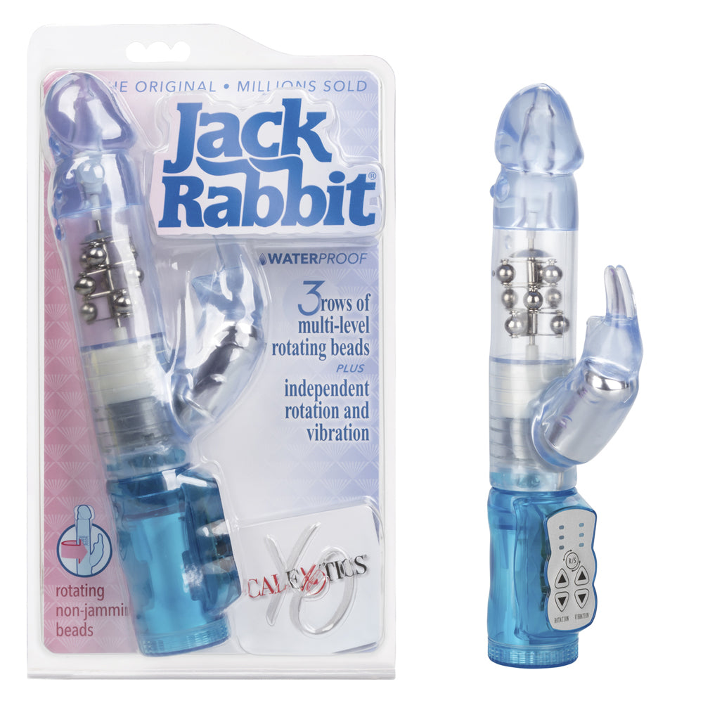 Jack Rabbit Waterproof Jack Rabbit 3 Rows Blue | 716770040282 | Available at EroticWarehouse.com