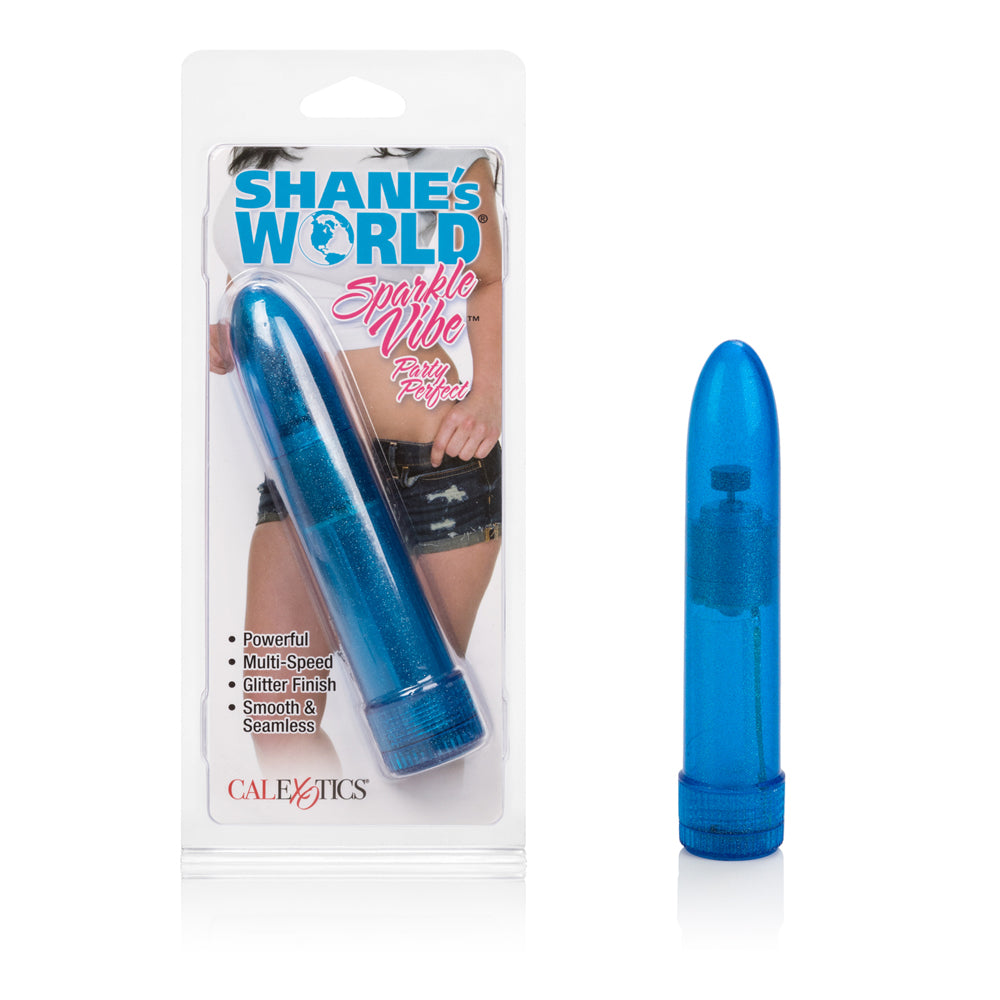 Shane's World Sparkle Vibe Blue | 716770043160 | Available at EroticWarehouse.com