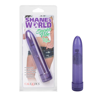 Shane's World Sparkle Vibe Purple | 716770043177 | Available at EroticWarehouse.com
