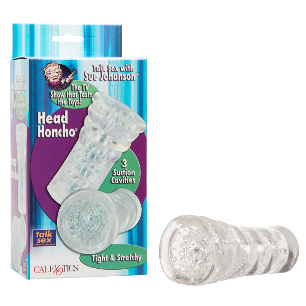 Sue Johanson Head Honcho Clear | 716770044105 | Available at EroticWarehouse.com