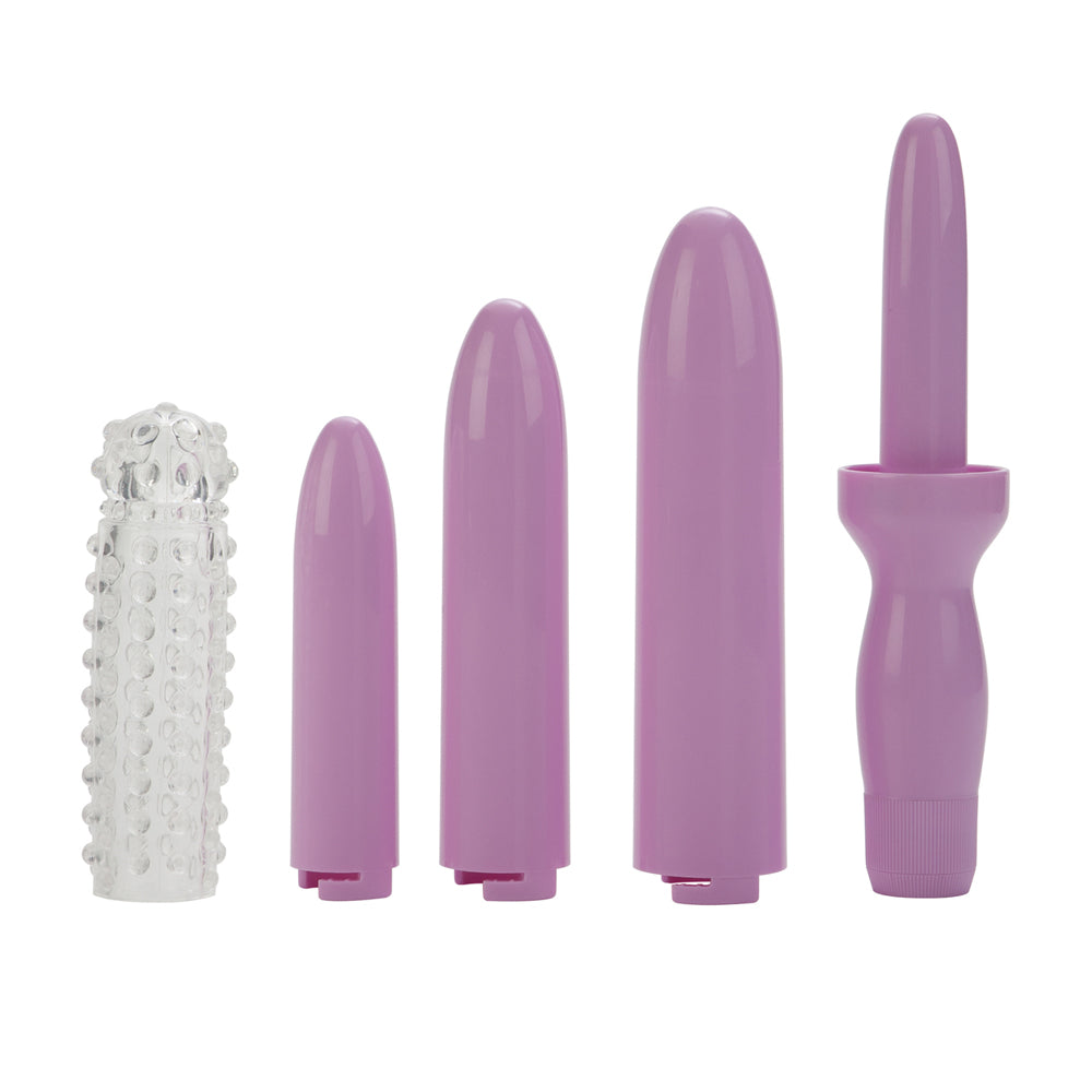 Dr. Laura Berman Dilators Set Of 4 Locking Sizes Plus Sleeve | 716770044112 | Available at EroticWarehouse.com