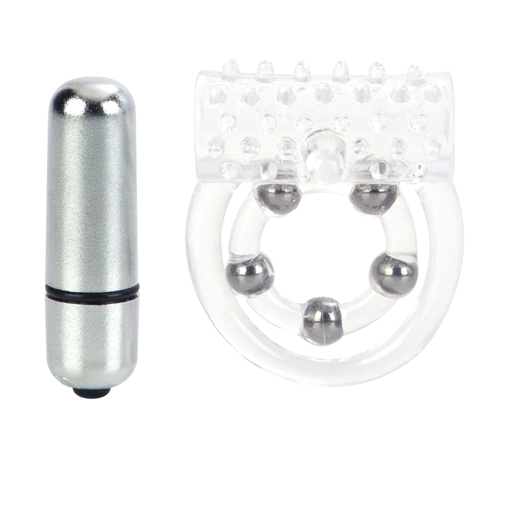 5 Bead Maximus Ring Clear | 716770046529 | Available at EroticWarehouse.com
