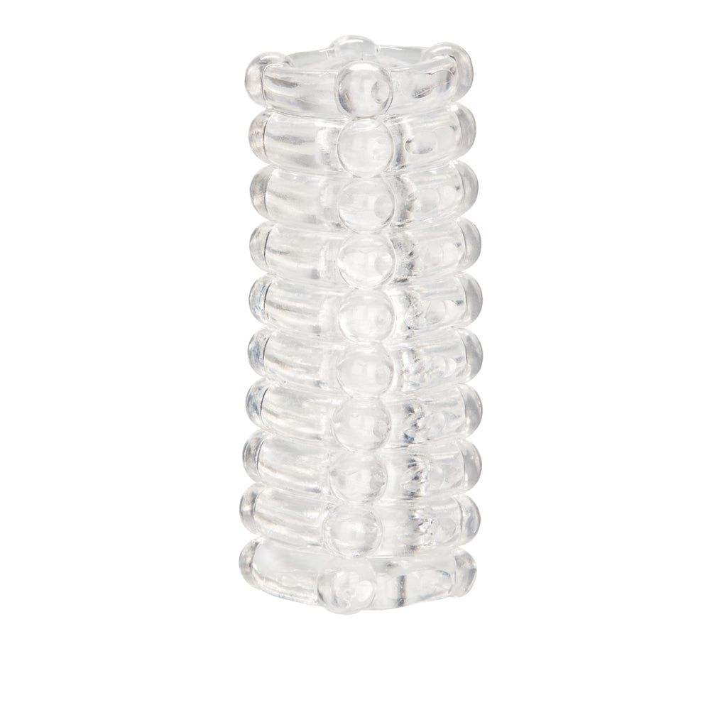 Ribbed Stroker Clear | 716770048905 | Available at EroticWarehouse.com