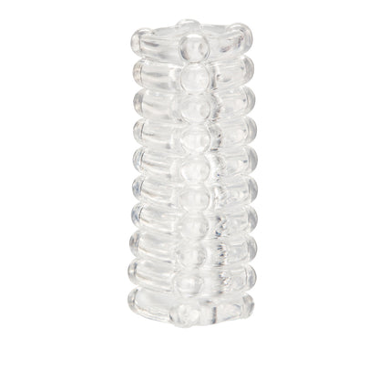 Ribbed Stroker Clear | 716770048905 | Available at EroticWarehouse.com