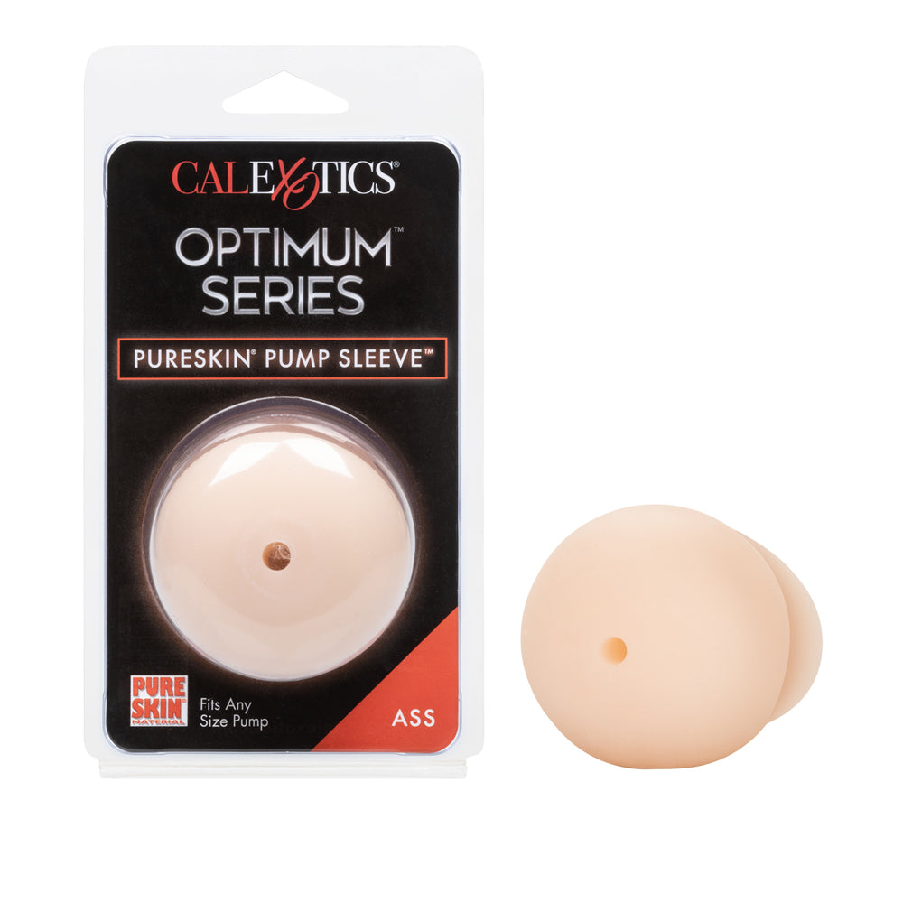 Optimum Series Pure Skin Pump Sleeve Ass Ivory | 716770050748 | Available at EroticWarehouse.com