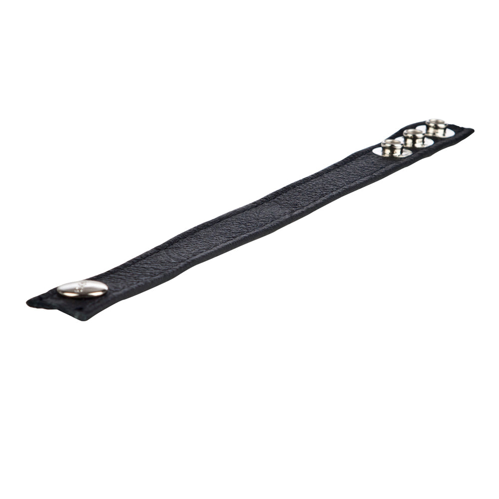 Colt Leather C/B Strap Adjustable 3-Snap Black | 716770051301 | Available at EroticWarehouse.com