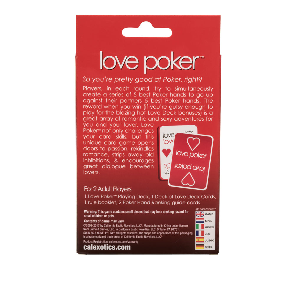 Love Poker Game Print | 716770053411 | Available at EroticWarehouse.com