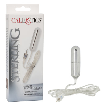 Sterling Collection Slimline Silver Bullet Silver | 716770054081 | Available at EroticWarehouse.com