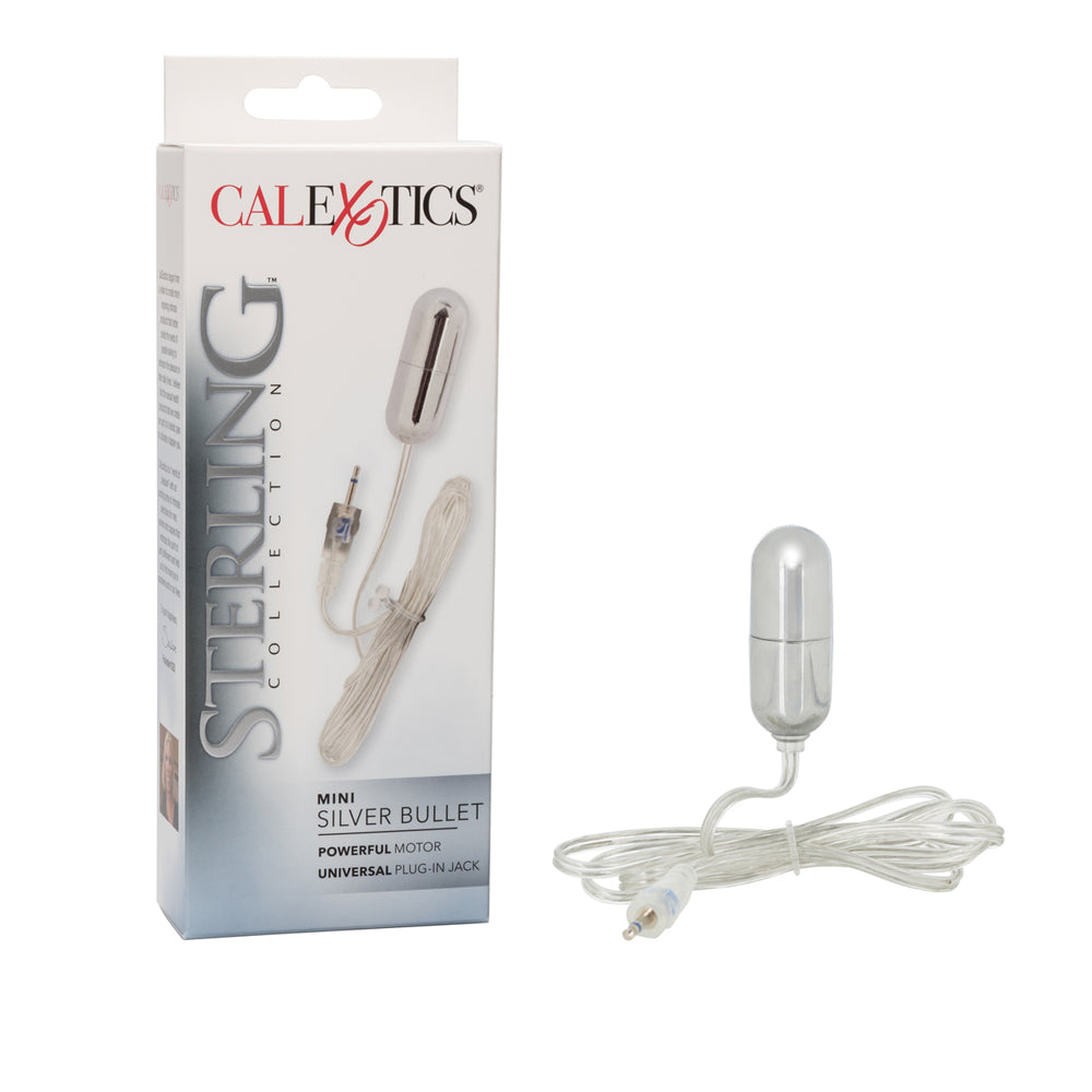 Sterling Collection Mini Silver Bullet Silver | 716770054104 | Available at EroticWarehouse.com