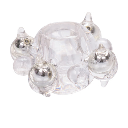 Basic Essentials Enhancer Ring With Beads Clear | 716770054685 | Available at EroticWarehouse.com