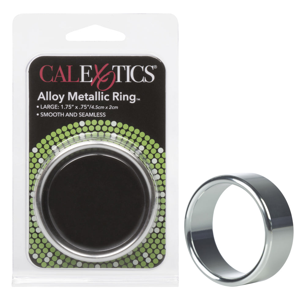 Alloy Metallic Ring Large Silver | 716770055736 | Available at EroticWarehouse.com