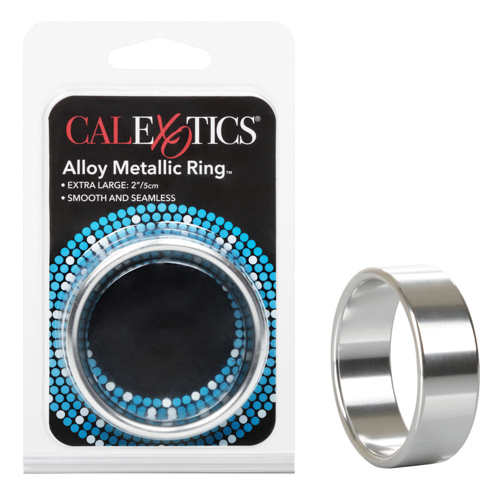 Alloy Metallic Ring Extra Large Silver | 716770055743 | Available at EroticWarehouse.com