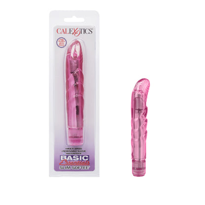 Basic Essentials Slim Softee Pink | 716770056528 | Available at EroticWarehouse.com