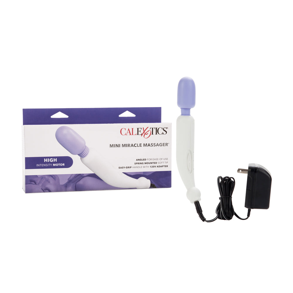 Mini Miracle Massager Electric Blue | 716770056825 | Available at EroticWarehouse.com