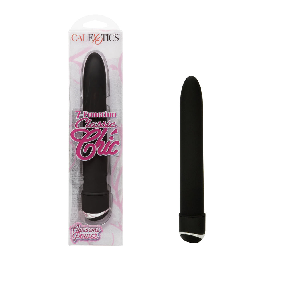 7-Function Classic Chic Standard Black | 716770057815 | Available at EroticWarehouse.com