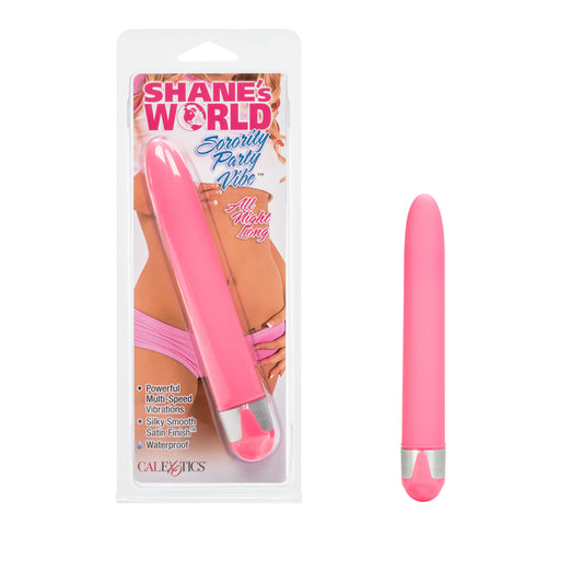 Shane's World Sorority Party Vibe All Night Pink | 716770060129 | Available at EroticWarehouse.com