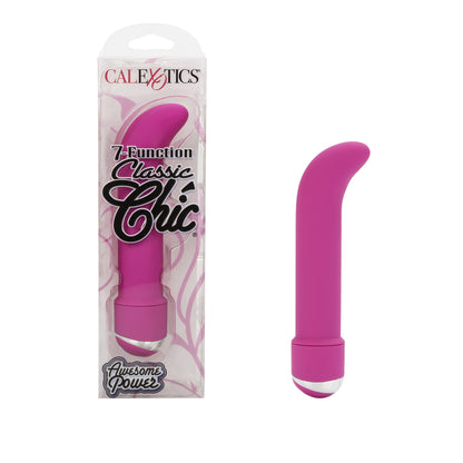 7-Function Classic Chic Mini "G" Pink | 716770065605 | Available at EroticWarehouse.com