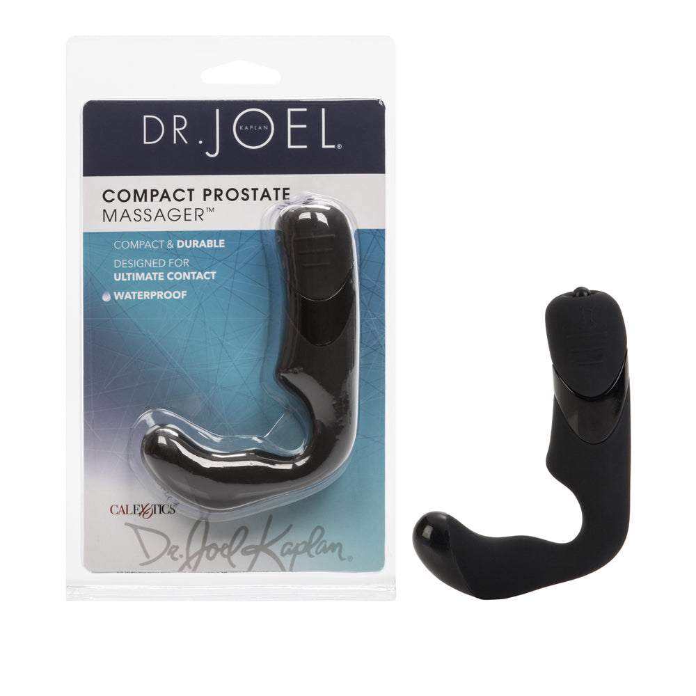 Dr. Joel Kaplan Compact Prostate Massager Black | 716770066480 | Available at EroticWarehouse.com