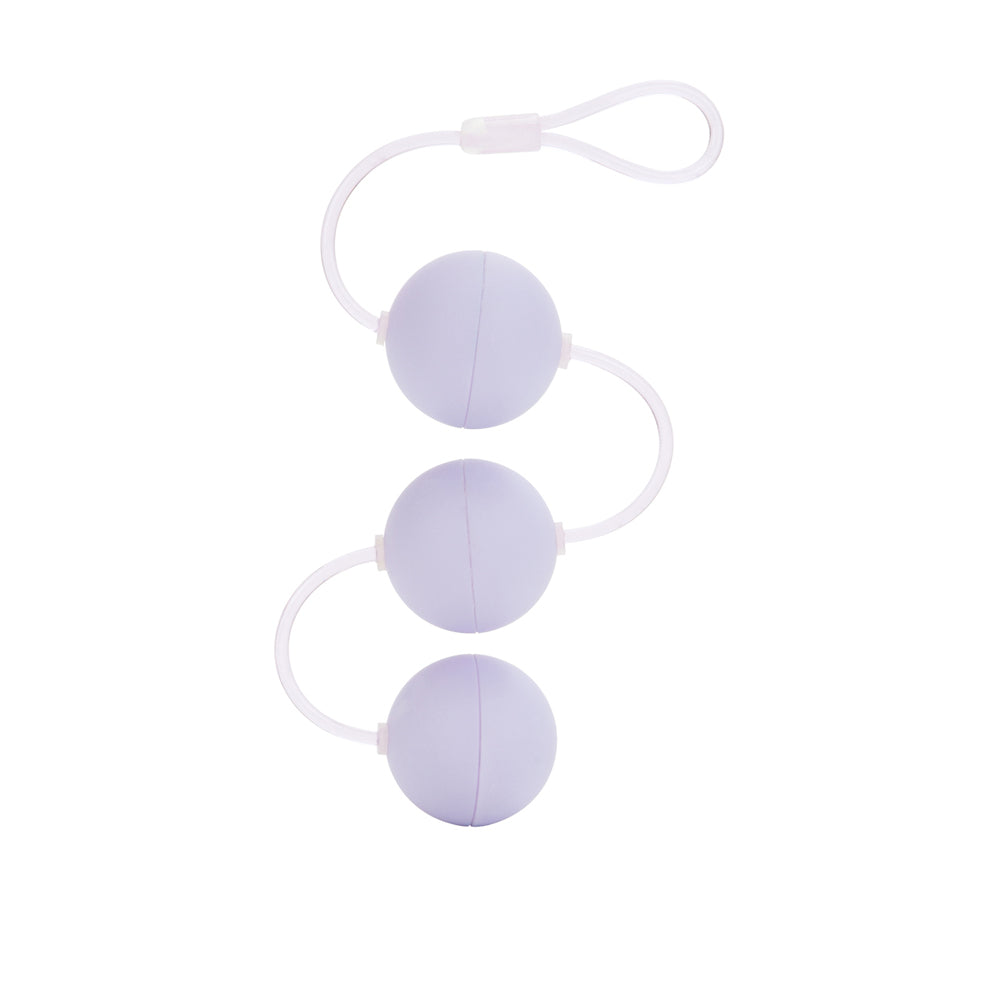 First Time Triple Love Balls Purple | 716770066831 | Available at EroticWarehouse.com