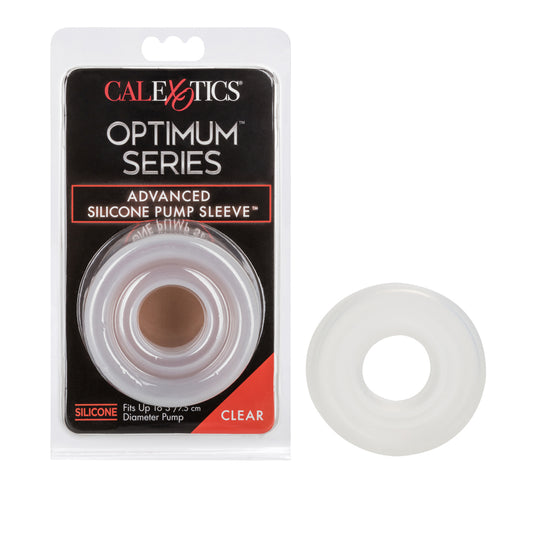 Optimum Series Advanced Silicone Pump Sleeve Clear | 716770067234 | Available at EroticWarehouse.com