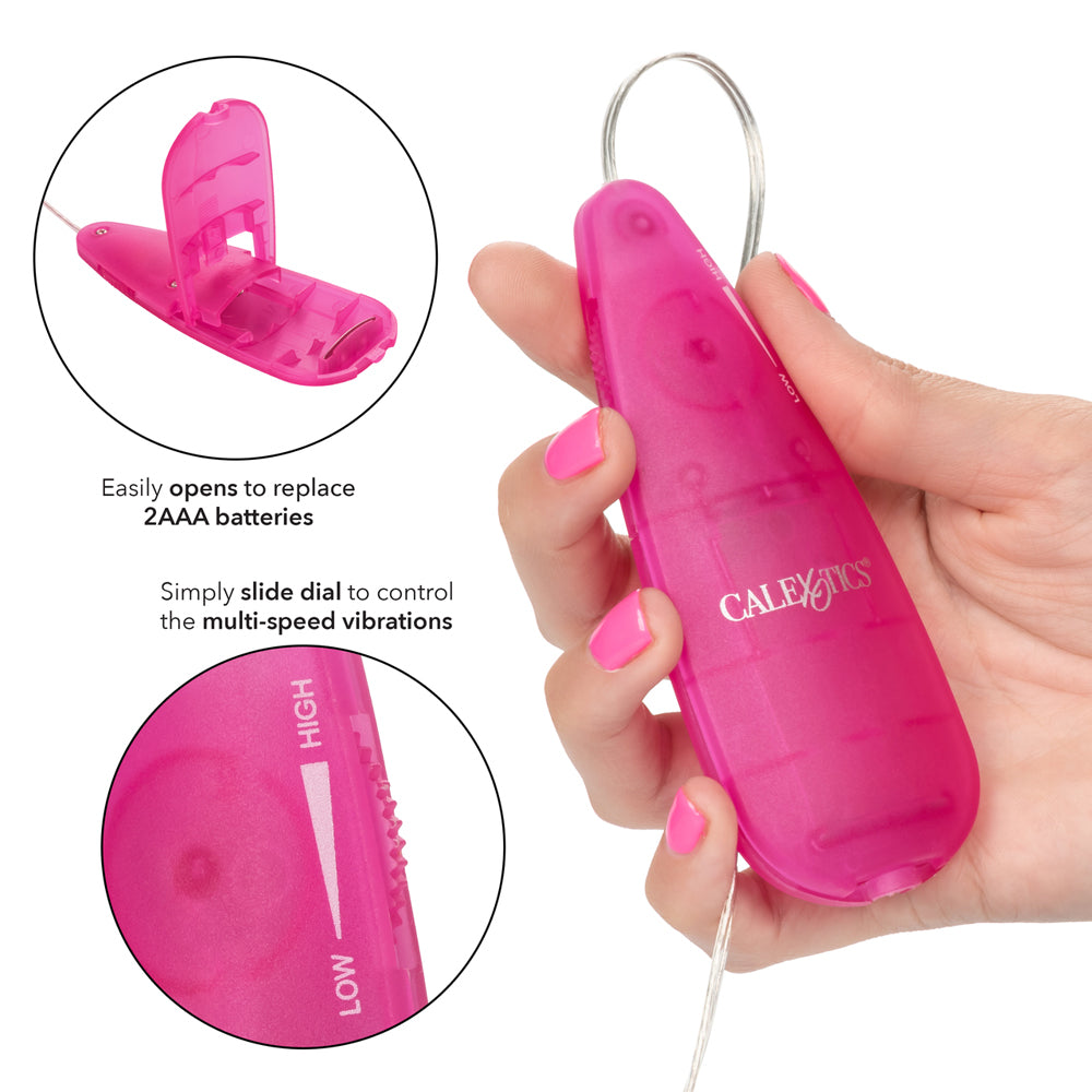 Slim Teardrop Bullet Pink | 716770068729 | Available at EroticWarehouse.com