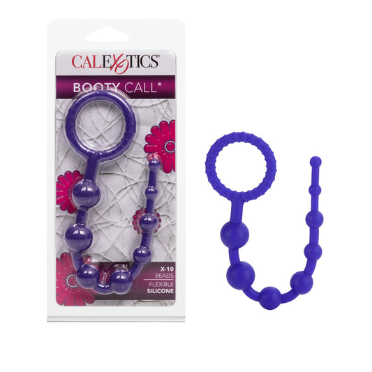 Booty Call X-10 Beads Purple | 716770072979 | Available at EroticWarehouse.com