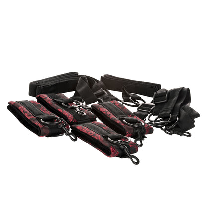 Scandal Bed Restraints Red | 716770077073 | Available at EroticWarehouse.com