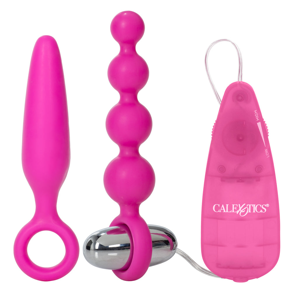 Booty Call Booty Vibro Kit Pink | 716770078179 | Available at EroticWarehouse.com
