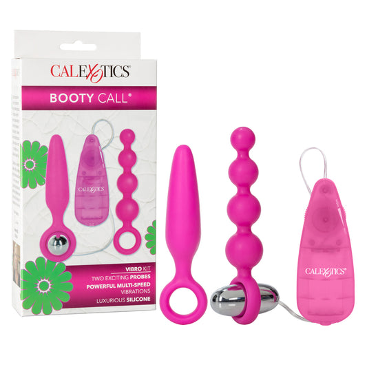 Booty Call Booty Vibro Kit Pink | 716770078179 | Available at EroticWarehouse.com